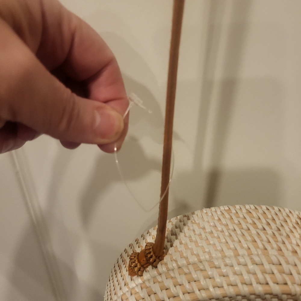 RATTAN ROUND PURSE-NEW - Picture 6 of 10